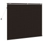 vidaXL Βενετσιάνικη Σκίαση Σκούρο Καφέ 150 x 130 εκ 35 mm