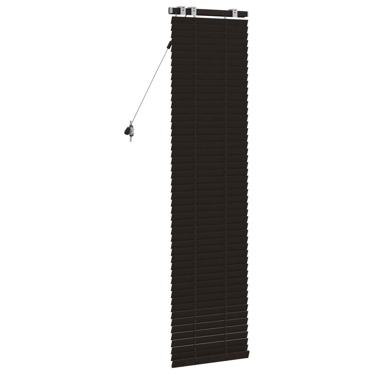 vidaXL Βενετσιάνικη Σκίαση Σκούρο Καφέ 40 x 160 cm 35 mm