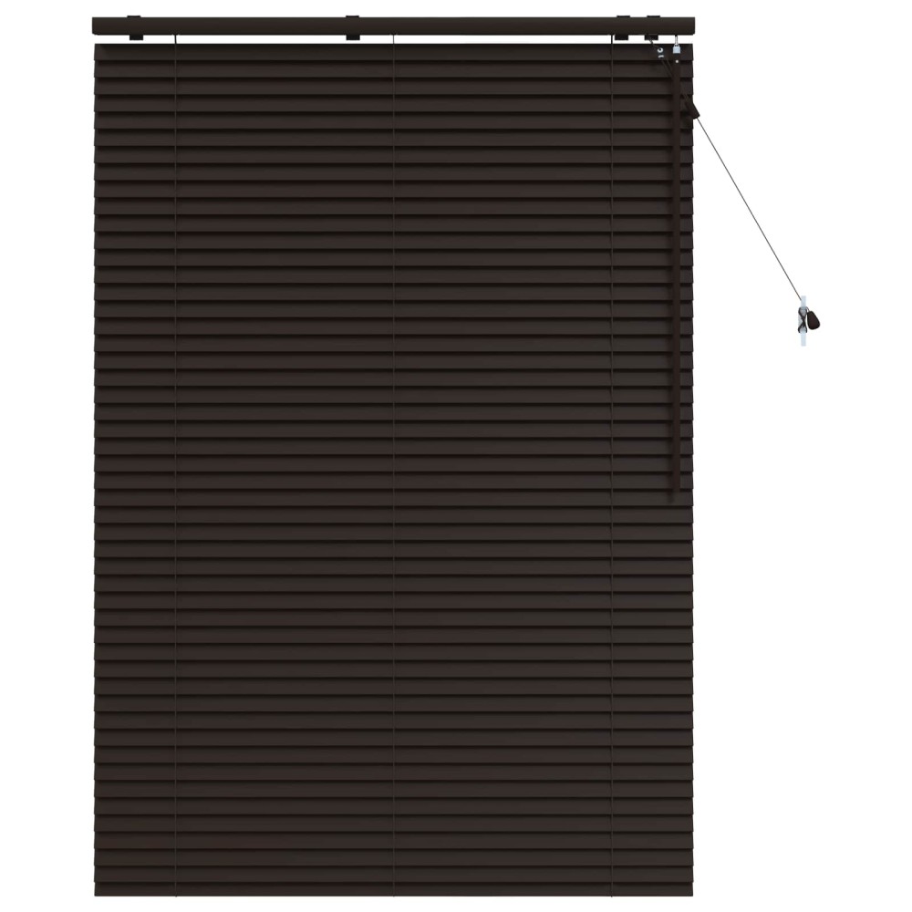 vidaXL Βενετσιάνικη Σκίαση Σκούρο Καφέ 120 x 160 cm 35 mm