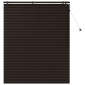 vidaXL Βενετσιάνικη Σκίαση Σκούρο Καφέ 125 x 160 εκ. 35 mm