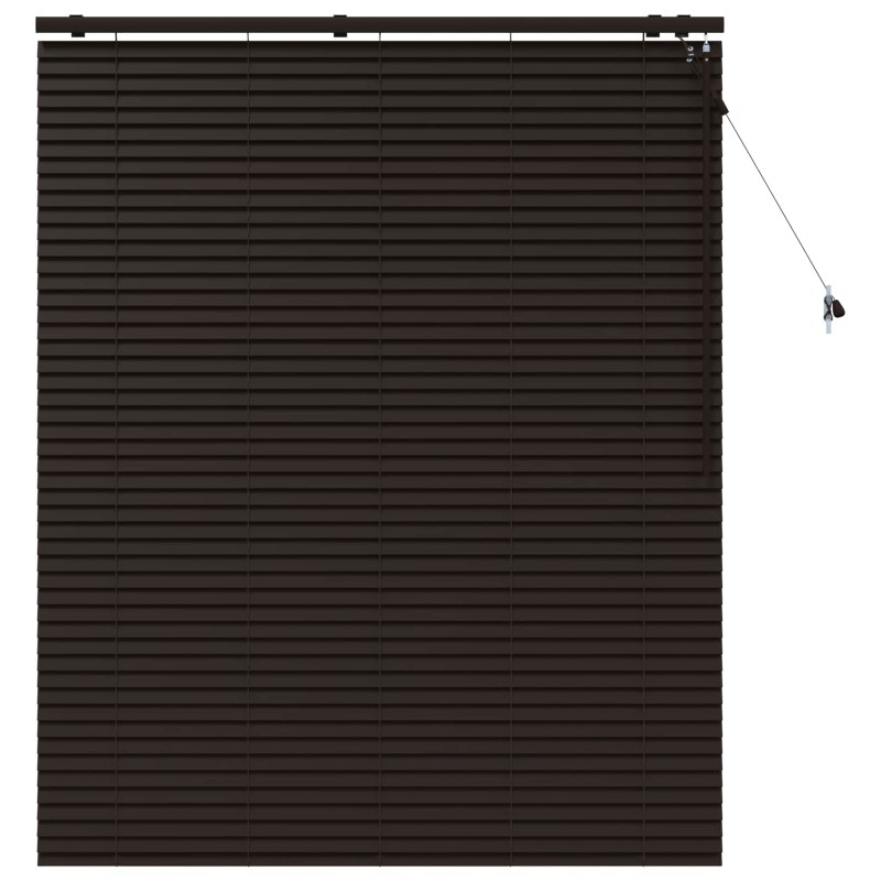 vidaXL Βενετσιάνικη Σκίαση Σκούρο Καφέ 130 x 160 εκ 35 mm