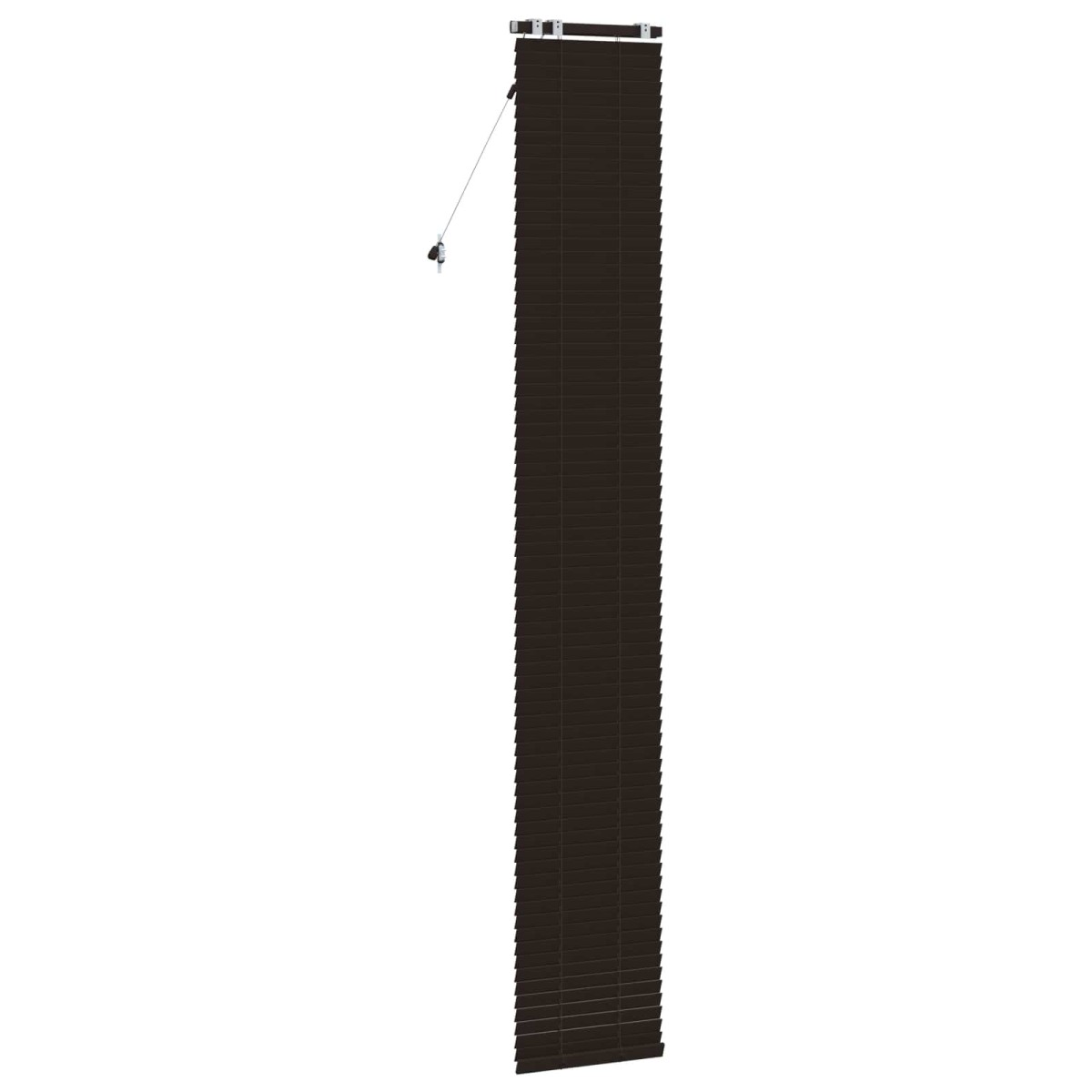 vidaXL Βενετσιάνικη Σκίαση Σκούρο Καφέ 40 x 250 εκ. 35 mm