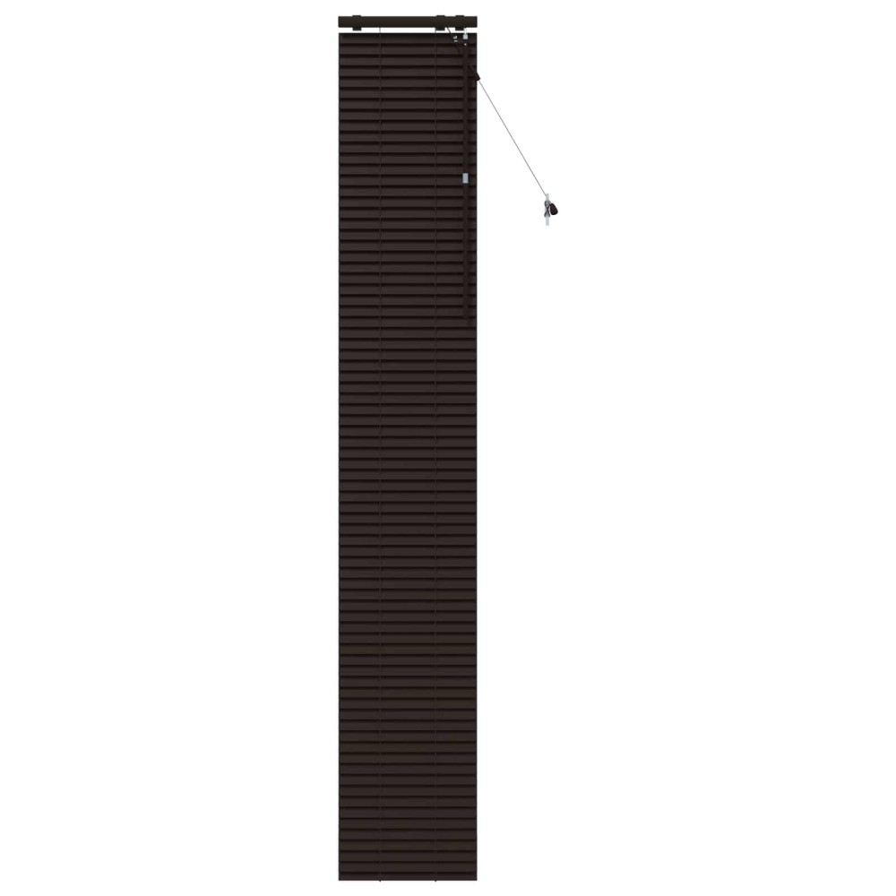vidaXL Βενετσιάνικη Σκίαση Σκούρο Καφέ 50 x 250 εκ. 35 mm