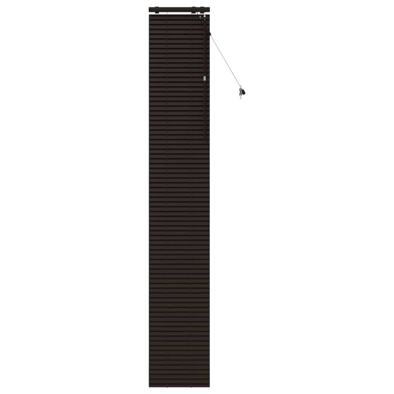 vidaXL Βενετσιάνικη Σκίαση Σκούρο Καφέ 50 x 250 εκ. 35 mm