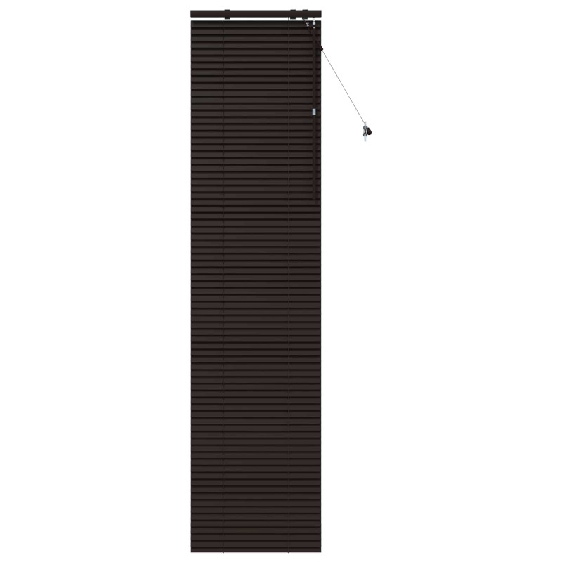 vidaXL Βενετσιάνικη Σκίαση Σκούρο Καφέ 55 x 250 εκ. 35 mm