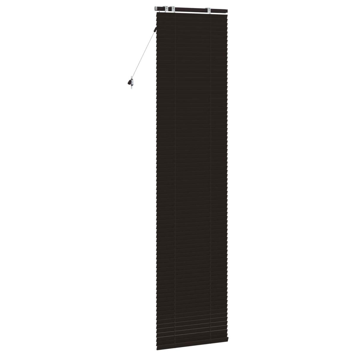 vidaXL Βενετσιάνικη Σκίαση Σκούρο Καφέ 55 x 250 εκ. 35 mm