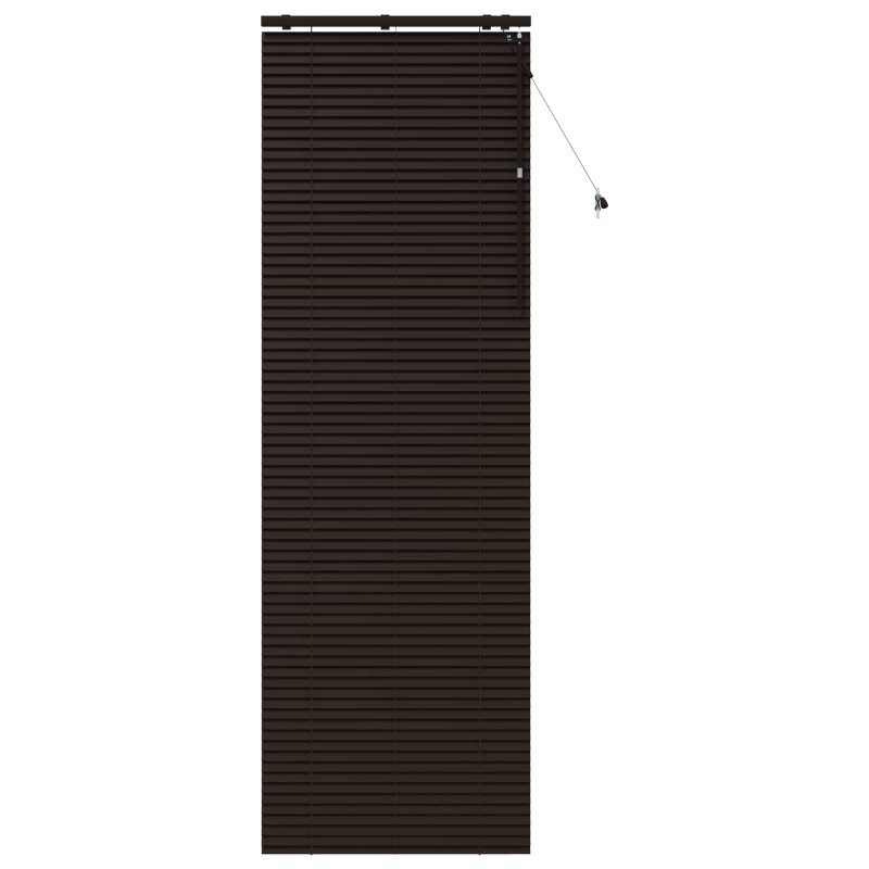 vidaXL Βενετσιάνικη Σκίαση Σκούρο Καφέ 75 x 250 εκ. 35 mm