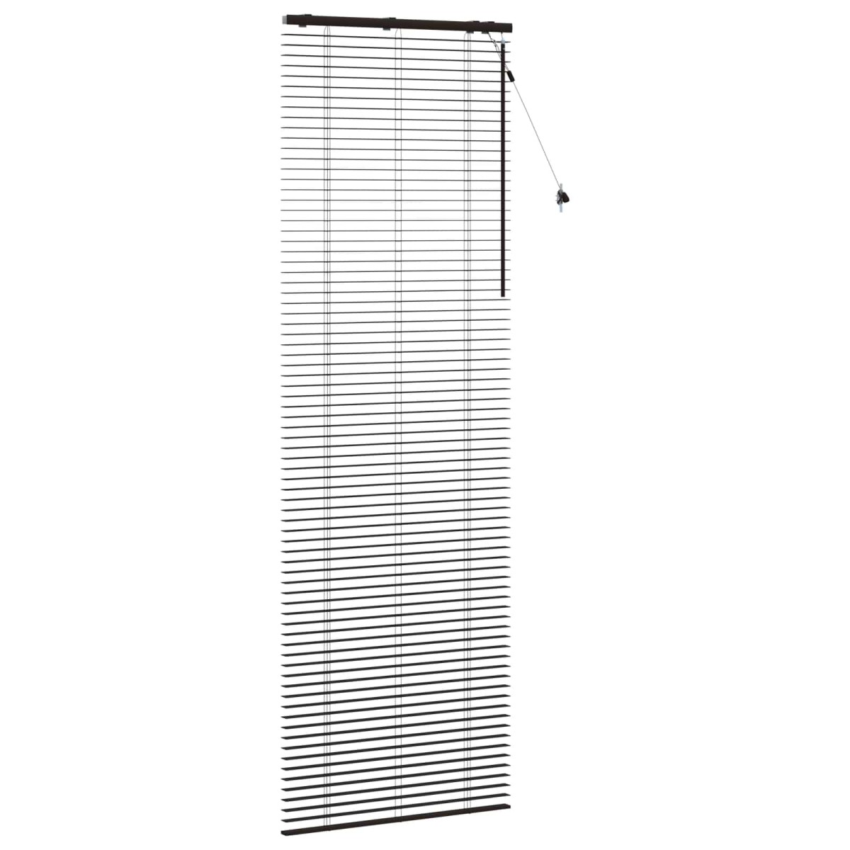 vidaXL Βενετσιάνικη Σκίαση Σκούρο Καφέ 85 x 250 cm 35 mm