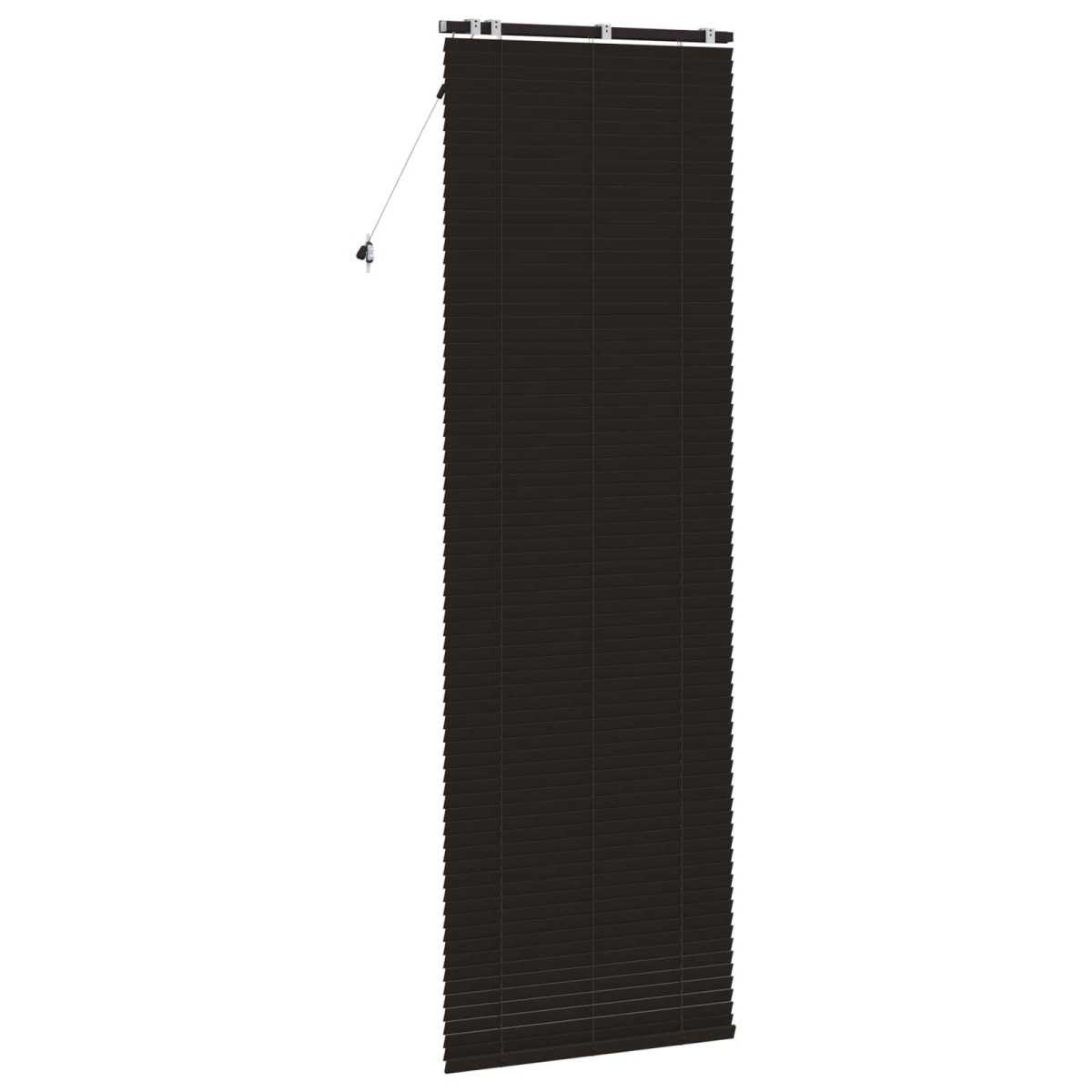 vidaXL Βενετσιάνικη Σκίαση Σκούρο Καφέ 90 x 250 εκ. 35 mm