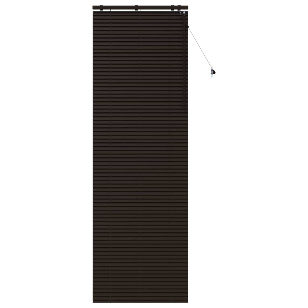vidaXL Βενετσιάνικη Σκίαση Σκούρο Καφέ 95 x 250 εκ. 35 mm