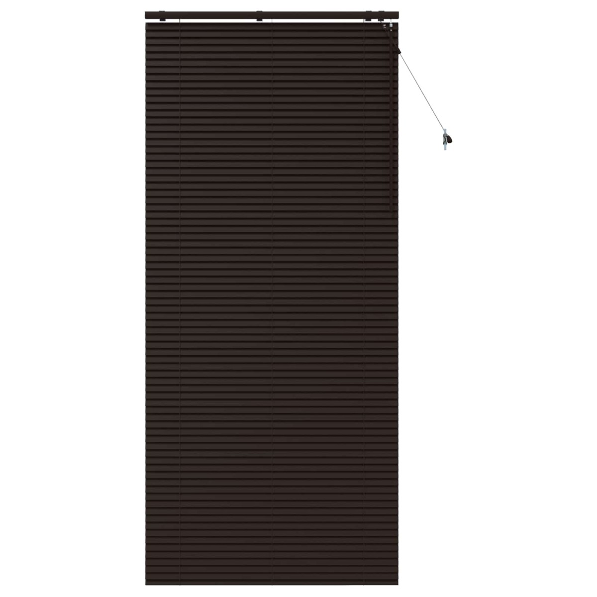 vidaXL Βενετσιάνικη Σκίαση Σκούρο Καφέ 105 x 250 cm 35 mm