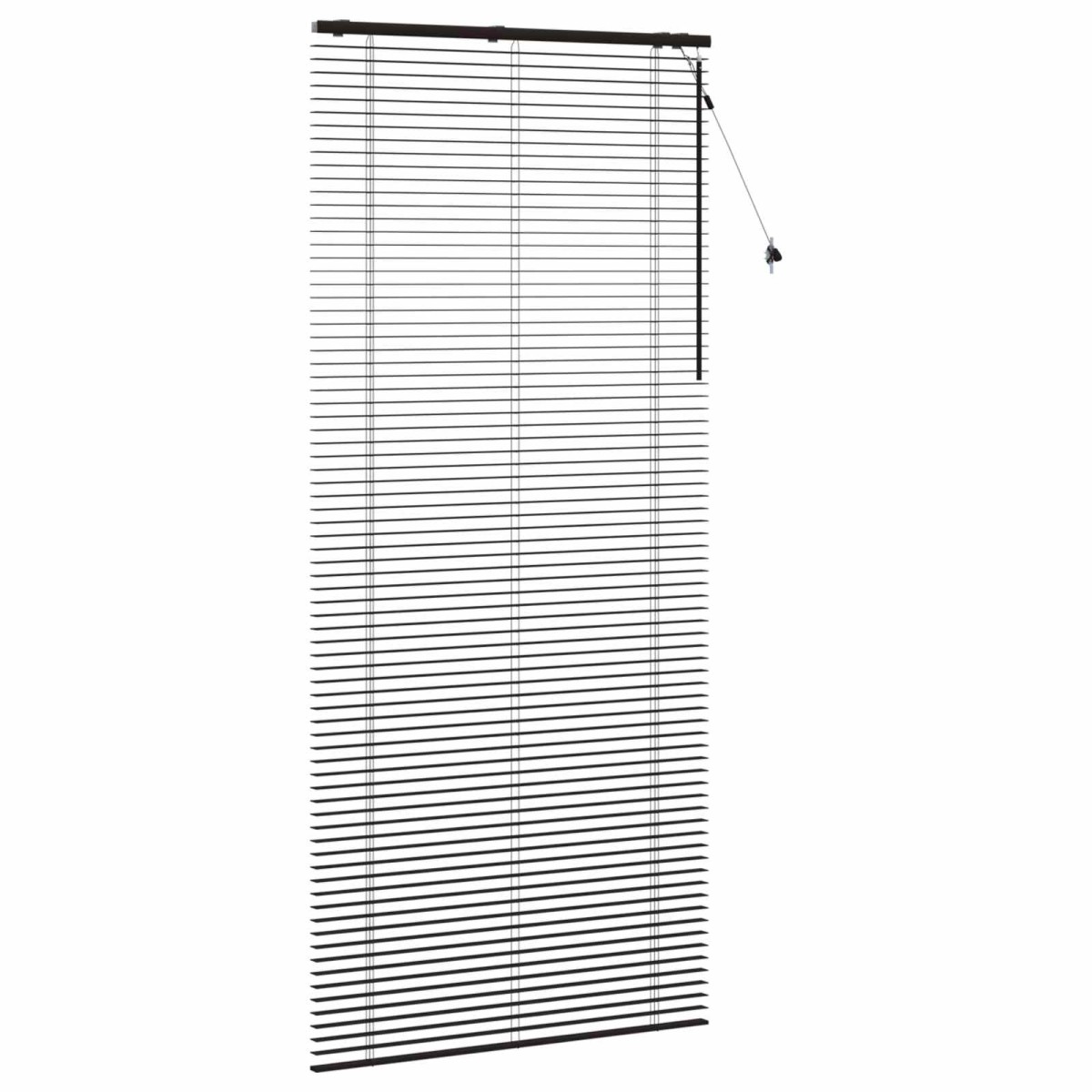vidaXL Βενετσιάνικη Σκίαση Σκούρο Καφέ 105 x 250 cm 35 mm
