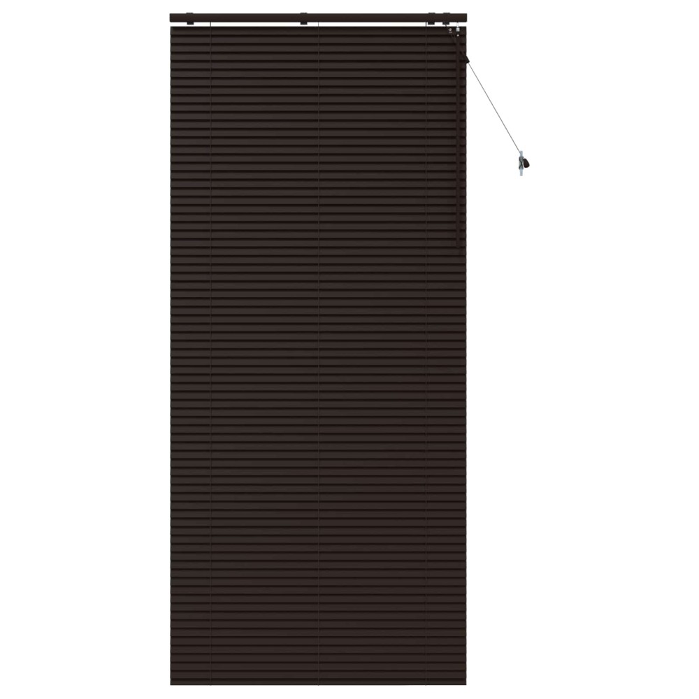vidaXL Βενετσιάνικη Σκίαση Σκούρο Καφέ 115 x 250 εκ. 35 mm