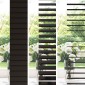 vidaXL Βενετσιάνικη Σκίαση Σκούρο Καφέ 130 x 250 εκ. 35 mm