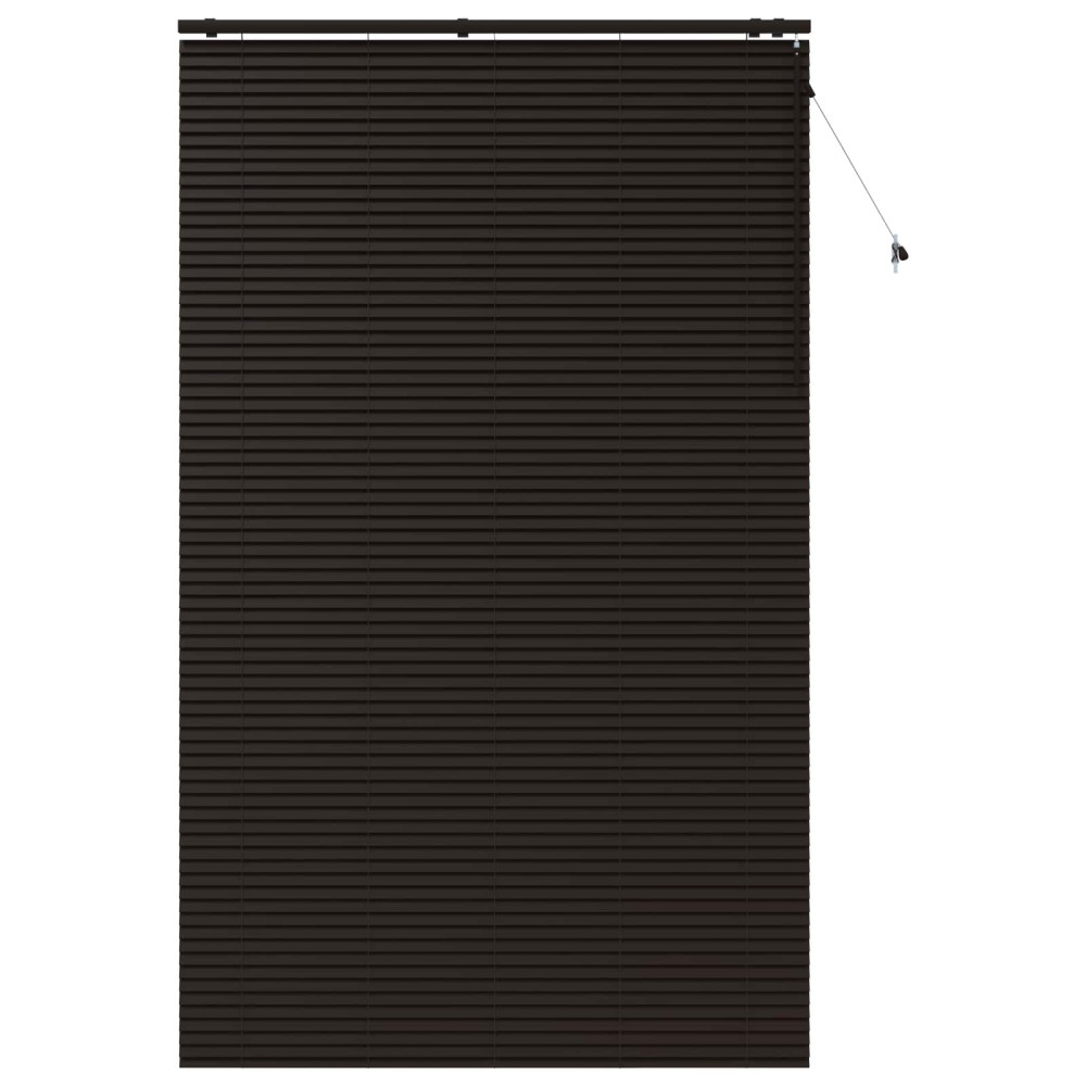 vidaXL Βενετσιάνικη Σκίαση Σκούρο Καφέ 160 x 250 cm 35 mm