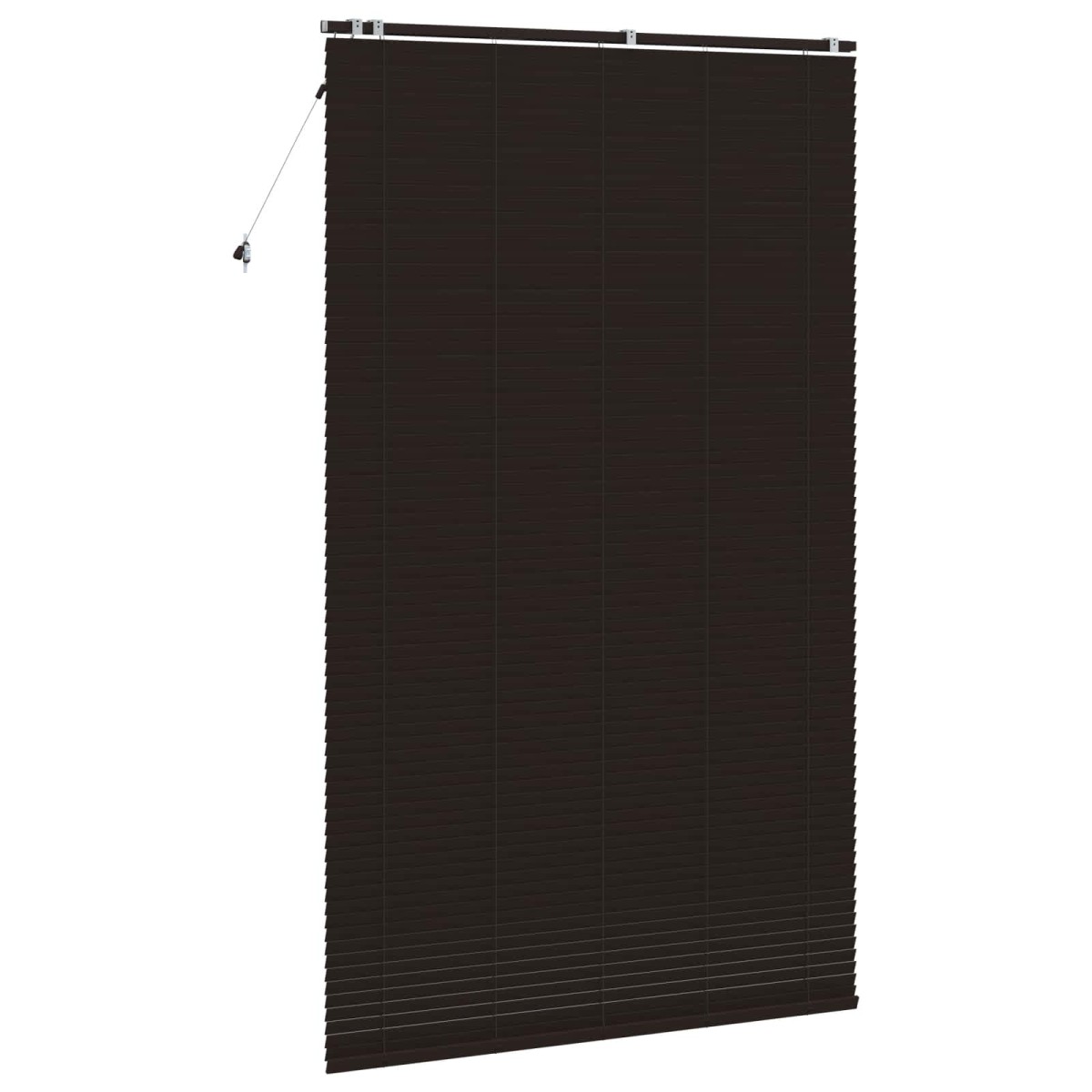 vidaXL Βενετσιάνικη Σκίαση Σκούρο Καφέ 160 x 250 cm 35 mm