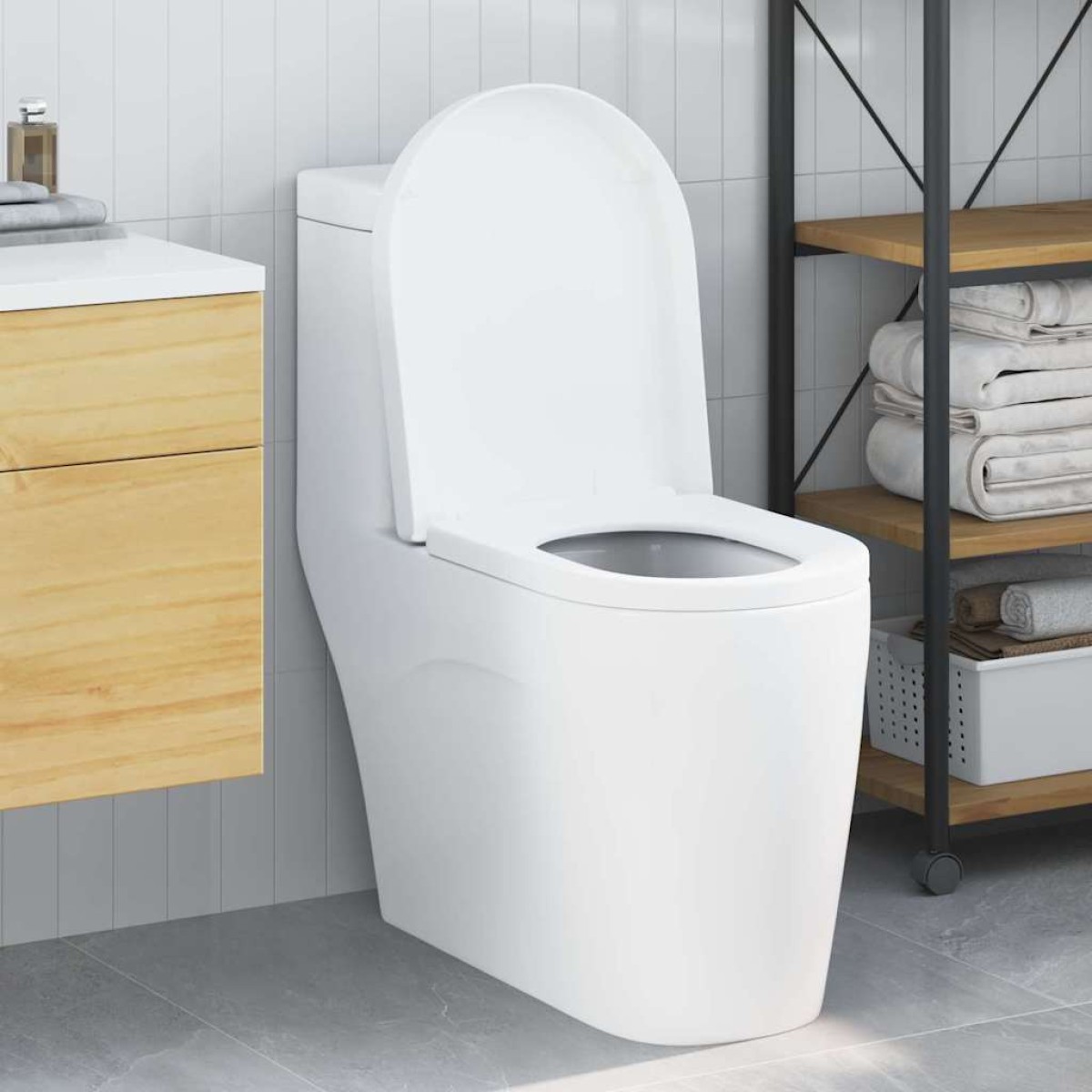 vidaXL Λεκάνη Ρυθμιζόμενος Λευκό 48 x 36,5 x 4,5 εκ Πολυπροπυλένιο