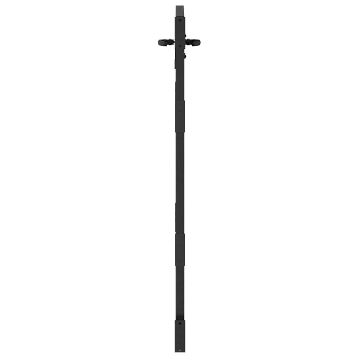 vidaXL Πύλη Κήπου 85 x 150 cm Ατσάλι με Επικάλυψη Πούδρας Κλειδώσιμο