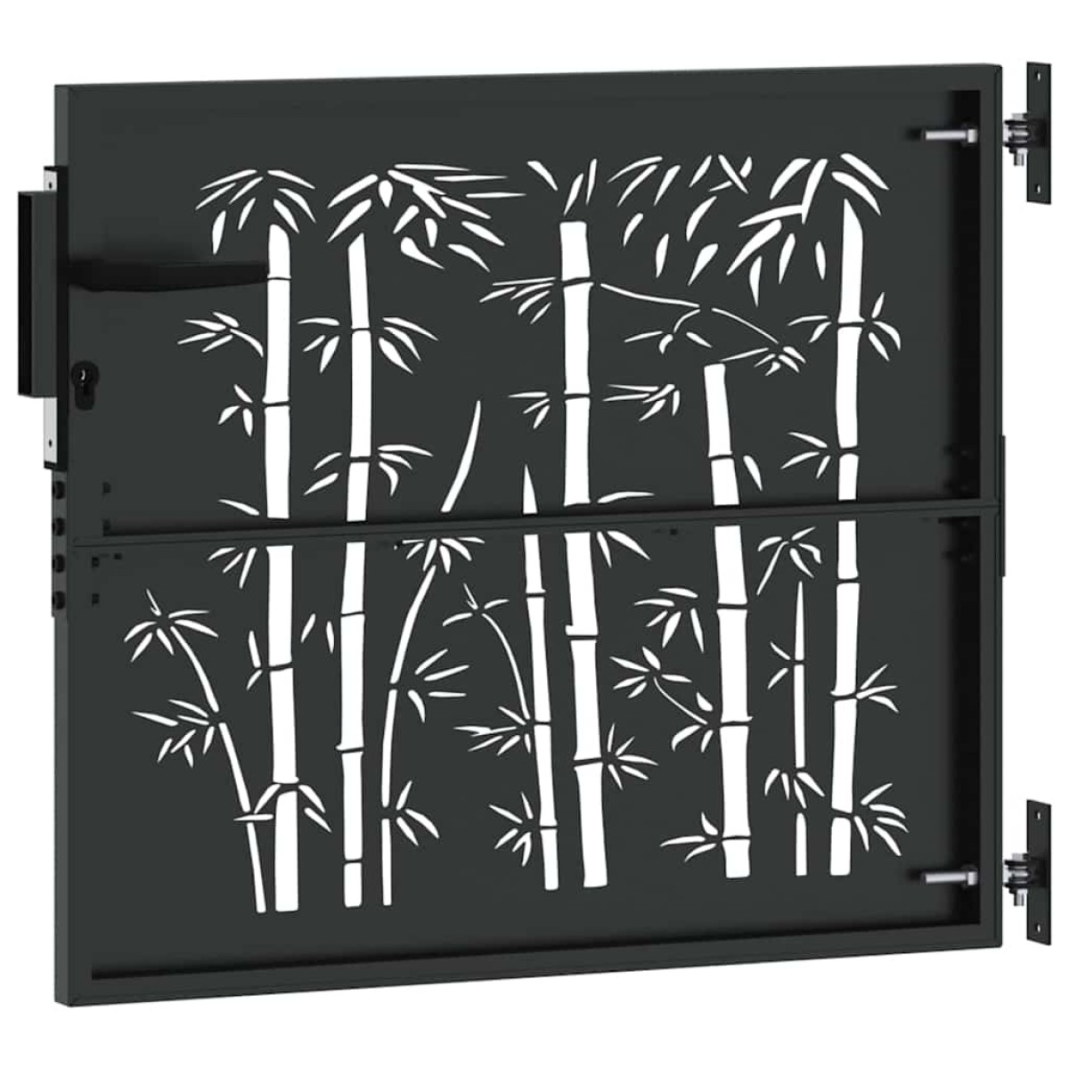 vidaXL Πύλη Κήπου 85 x 100 cm Ατσάλι με Επικάλυψη Πούδρας Κλειδώσιμο