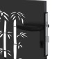 vidaXL Πύλη Κήπου 85 x 100 cm Ατσάλι με Επικάλυψη Πούδρας Κλειδώσιμο