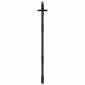 vidaXL Πύλη Κήπου 85 x 125 cm Ατσάλι με Επικάλυψη Πούδρας Κλειδώσιμο