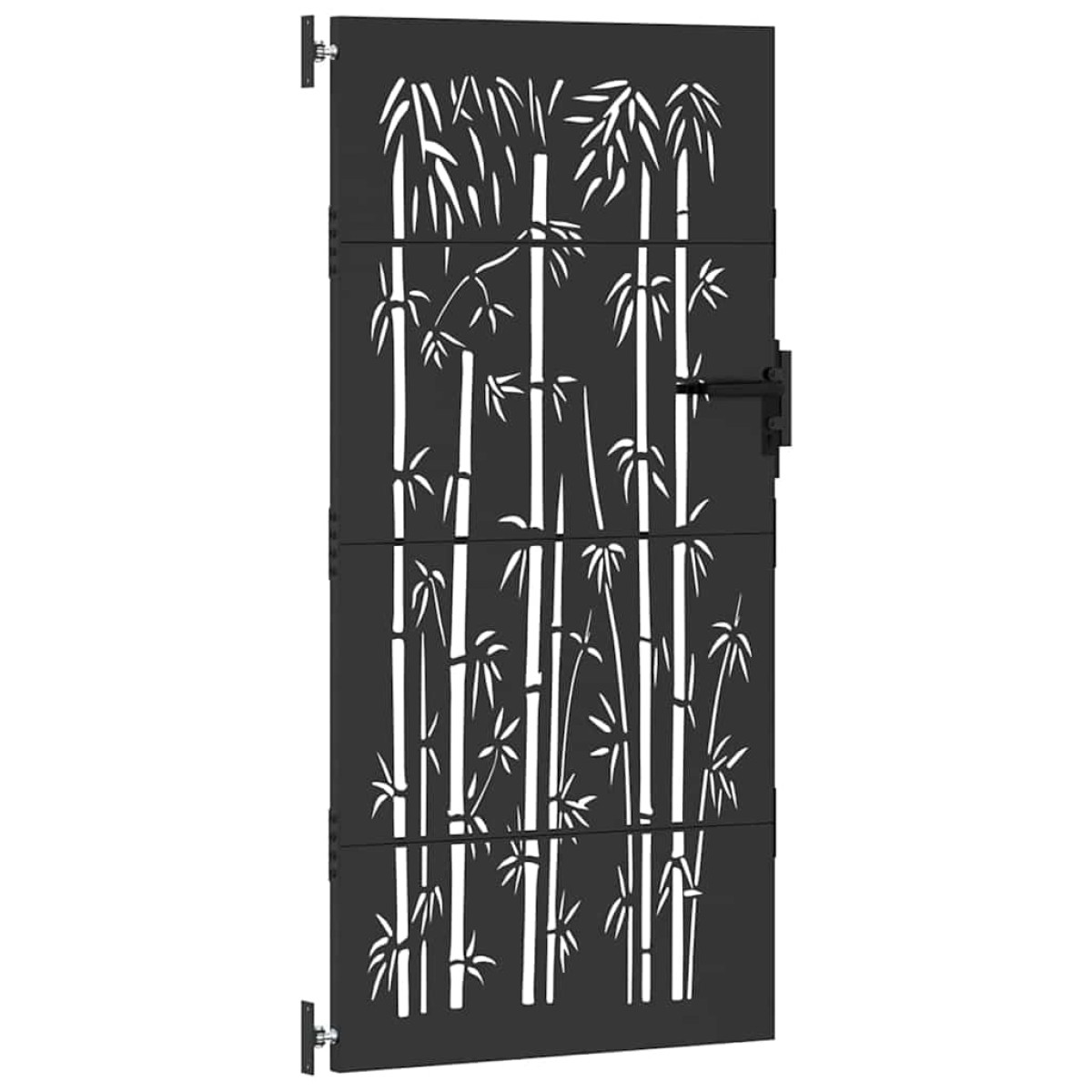 vidaXL Πύλη Κήπου 85 x 200 cm Ατσάλι με Επικάλυψη Πούδρας Κλειδώσιμο