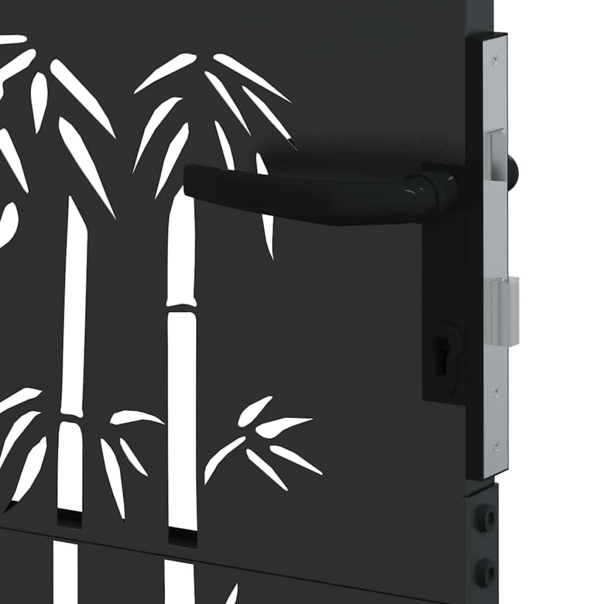 vidaXL Πύλη Κήπου 85 x 200 cm Ατσάλι με Επικάλυψη Πούδρας Κλειδώσιμο