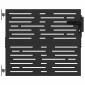 vidaXL Πύλη Κήπου 85 x 100 cm Ατσάλι με Επικάλυψη Πούδρας Κλειδώσιμο