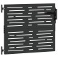 vidaXL Πύλη Κήπου 85 x 100 cm Ατσάλι με Επικάλυψη Πούδρας Κλειδώσιμο