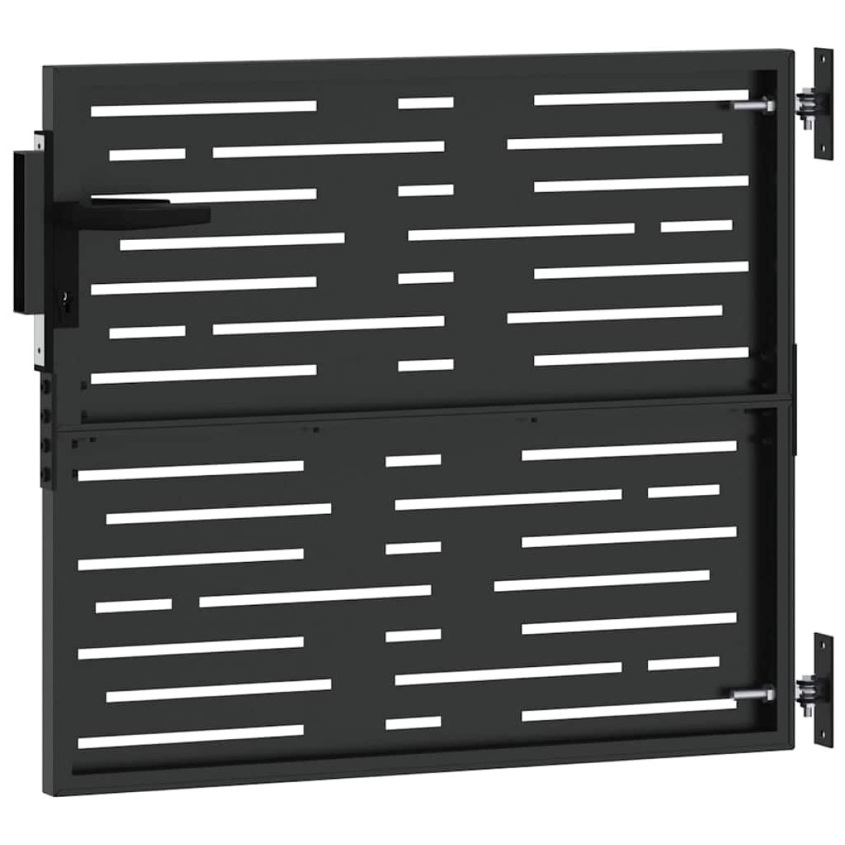 vidaXL Πύλη Κήπου 85 x 100 cm Ατσάλι με Επικάλυψη Πούδρας Κλειδώσιμο