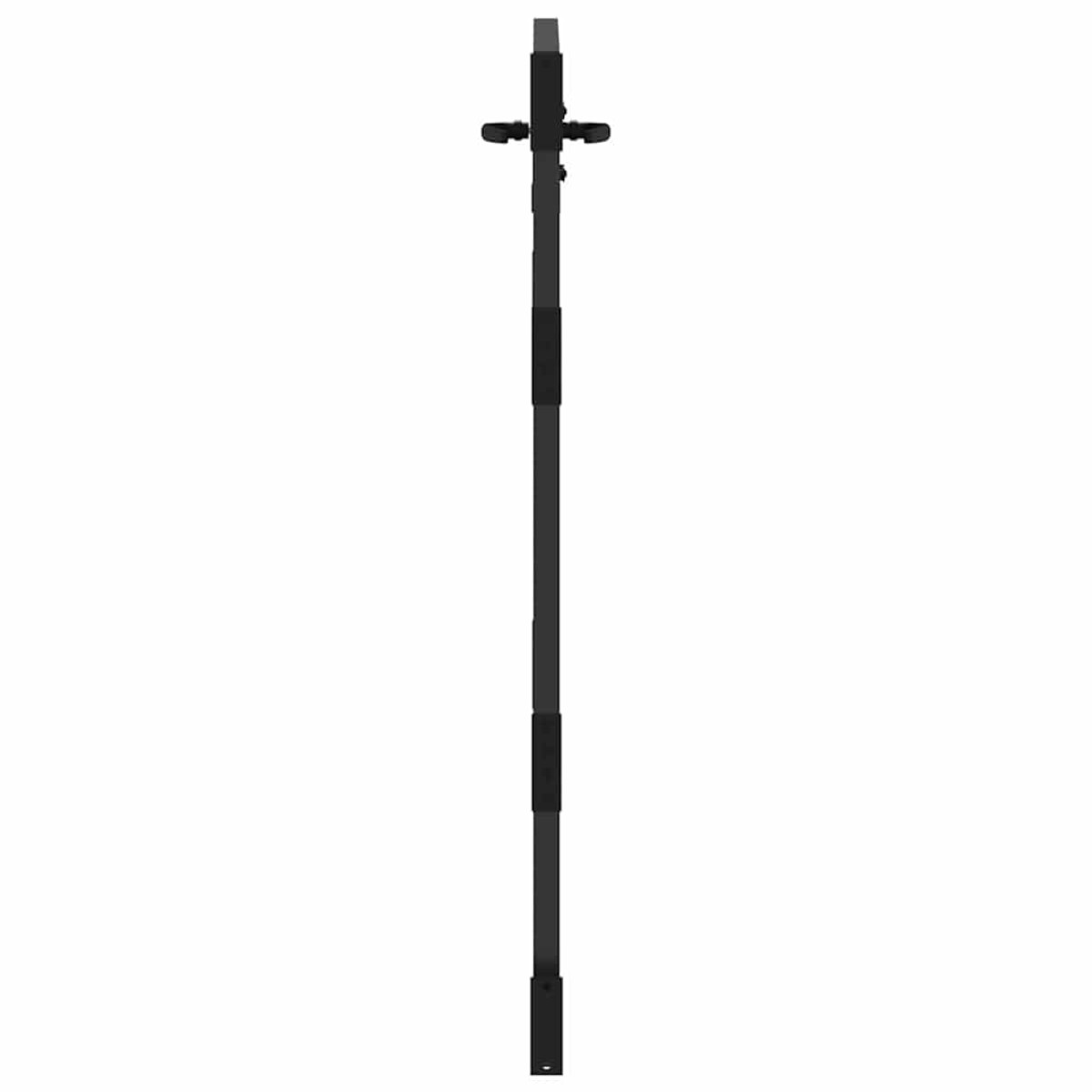 vidaXL Πύλη Κήπου 85 x 125 cm Ατσάλι με Επικάλυψη Πούδρας Κλειδώσιμο