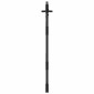 vidaXL Πύλη Κήπου 85 x 125 cm Ατσάλι με Επικάλυψη Πούδρας Κλειδώσιμο