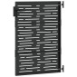 vidaXL Πύλη Κήπου 85 x 125 cm Ατσάλι με Επικάλυψη Πούδρας Κλειδώσιμο