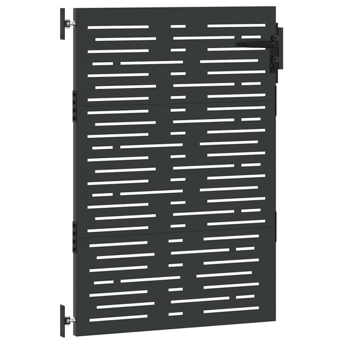 vidaXL Πύλη Κήπου 85 x 150 cm Ατσάλι με Επικάλυψη Πούδρας Κλειδώσιμο