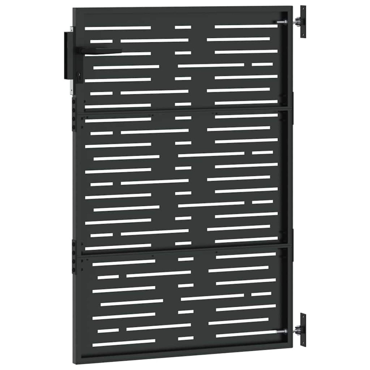 vidaXL Πύλη Κήπου 85 x 150 cm Ατσάλι με Επικάλυψη Πούδρας Κλειδώσιμο