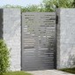 vidaXL Πύλη Κήπου 85 x 150 cm Ατσάλι με Επικάλυψη Πούδρας Κλειδώσιμο