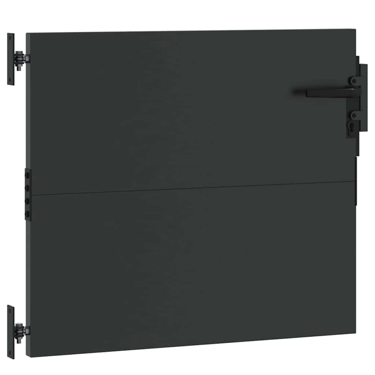vidaXL Πύλη Κήπου 85 x 100 cm Ατσάλι με Επικάλυψη Πούδρας Κλειδώσιμο