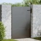 vidaXL Πύλη Κήπου 85 x 125 cm Ατσάλι με Επικάλυψη Πούδρας Κλειδώσιμο