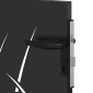 vidaXL Πύλη Κήπου 110 x 105 εκ Ατσάλι με Επικάλυψη Πούδρας Κλειδώσιμο