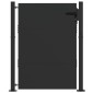 vidaXL Πύλη Κήπου Μαύρο 105 x 130 cm Χάλυβας με επίστρωση πούδρας