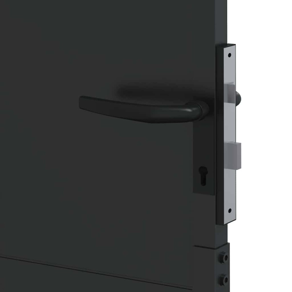 vidaXL Πύλη Κήπου 110 x 130 cm Χάλυβας με επίστρωση πούδρας Κλειδώσιμο