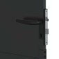 vidaXL Πύλη Κήπου 110 x 130 cm Χάλυβας με επίστρωση πούδρας Κλειδώσιμο