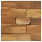 vidaXL Σκαμπό Αποθήκευσης Καφέ 40 x 40 x 45 cm Στερεό Ξύλο Τίκ
