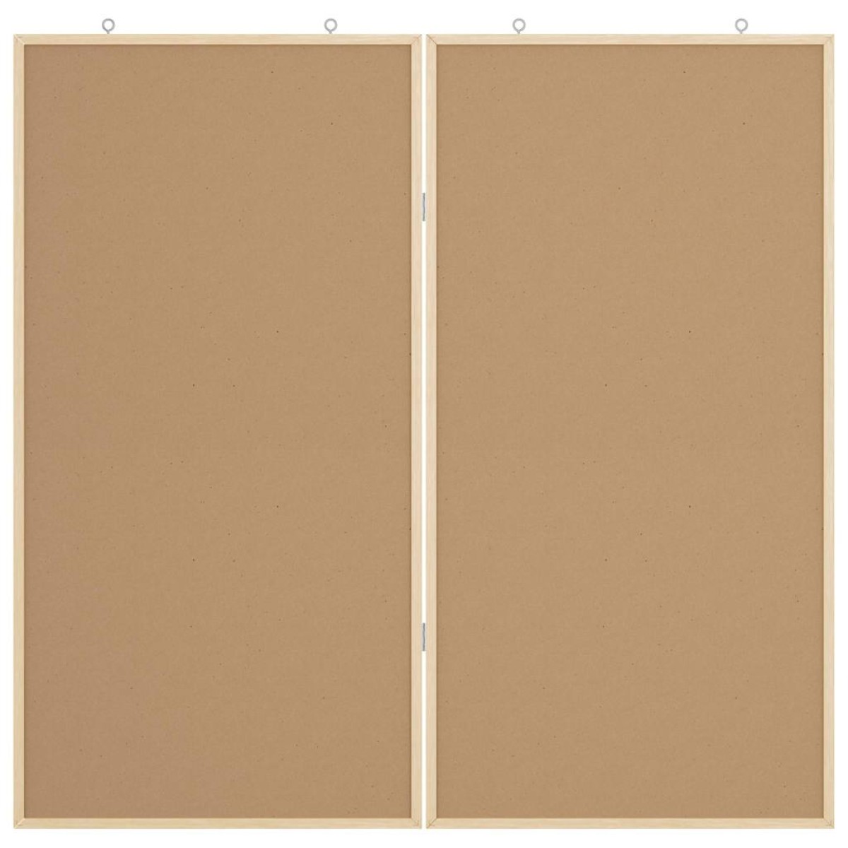 vidaXL Πίνακας Ενημερώσεων Μαύρο 100 x 100 x 1,4 εκ. Μασίφ ξύλο πεύκου