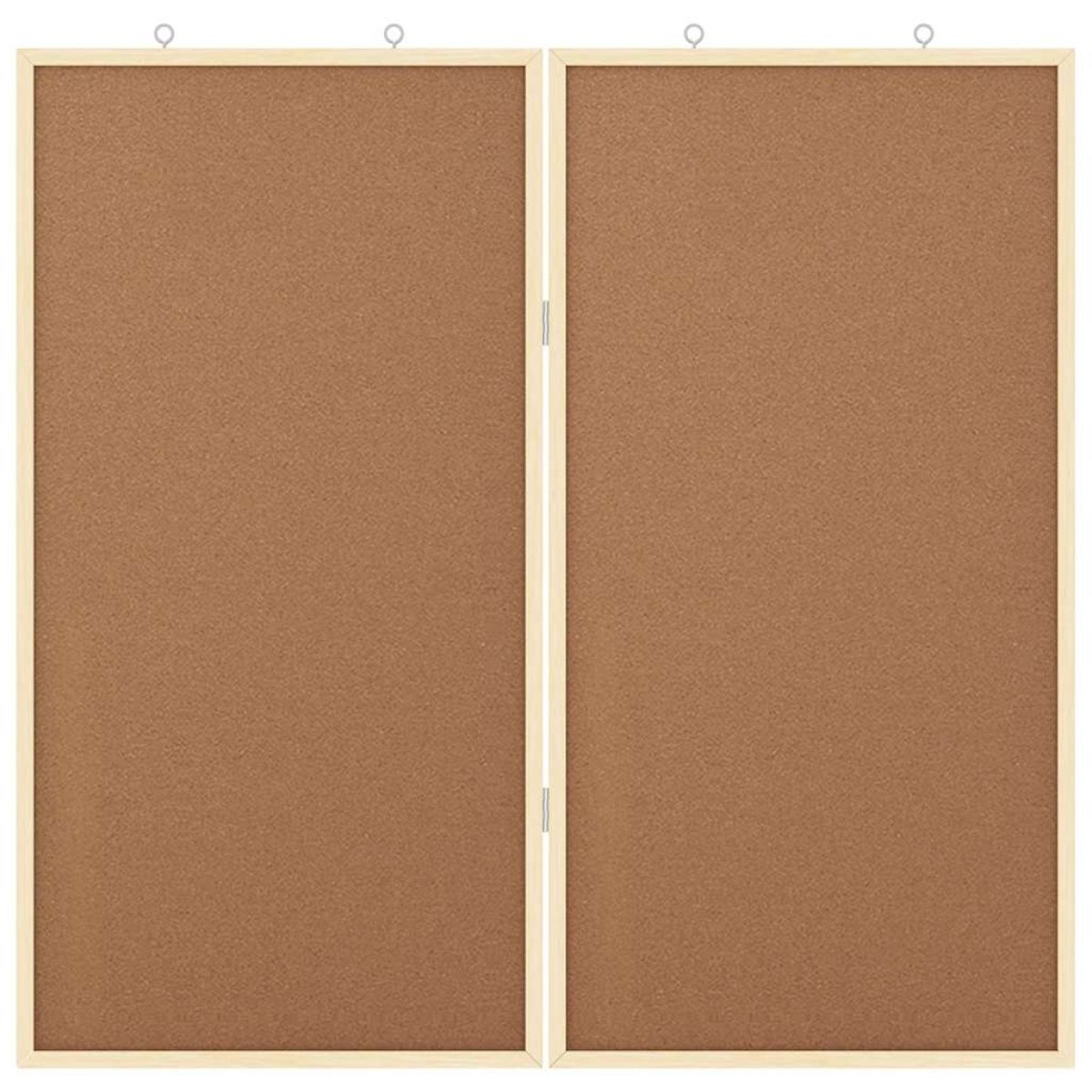 vidaXL Πίνακας Ενημερώσεων 80 x 80 x 1.4 εκ. Μασίφ ξύλο πεύκου Καφέ