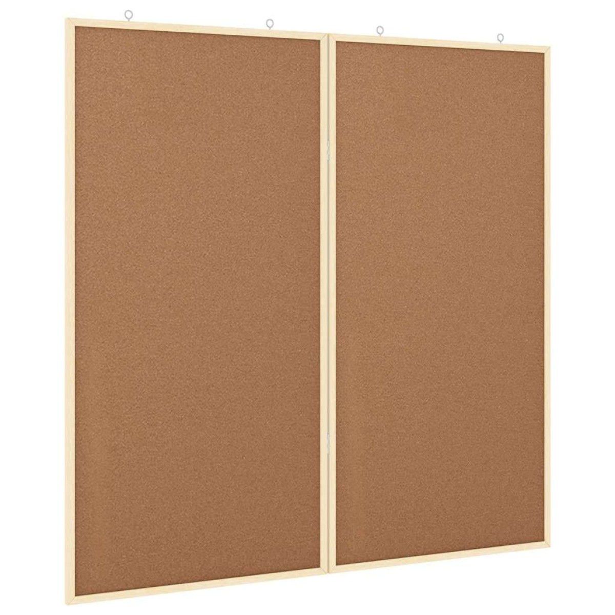 vidaXL Πίνακας Ενημερώσεων 100 x 100 x 1,4 εκ. Μασίφ ξύλο πεύκου Καφέ