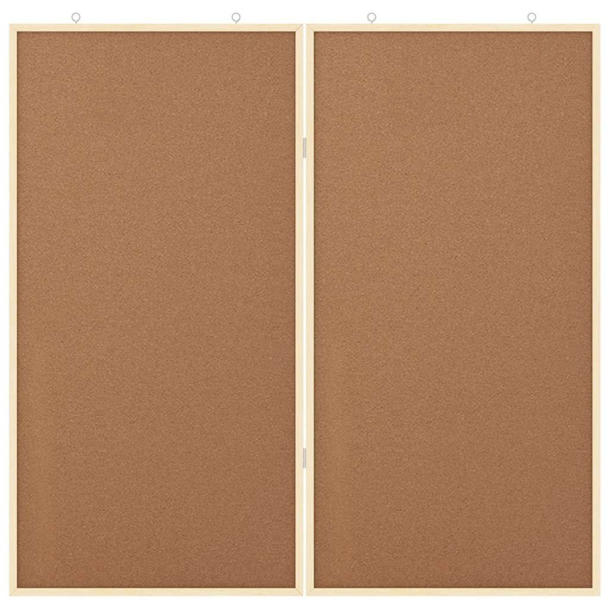 vidaXL Πίνακας Ενημερώσεων 100 x 100 x 1,4 εκ. Μασίφ ξύλο πεύκου Καφέ