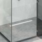 vidaXL 2 σε 1 εκροή ντους Ασημί 70 cm Ανοξείδωτο Ατσάλι 304