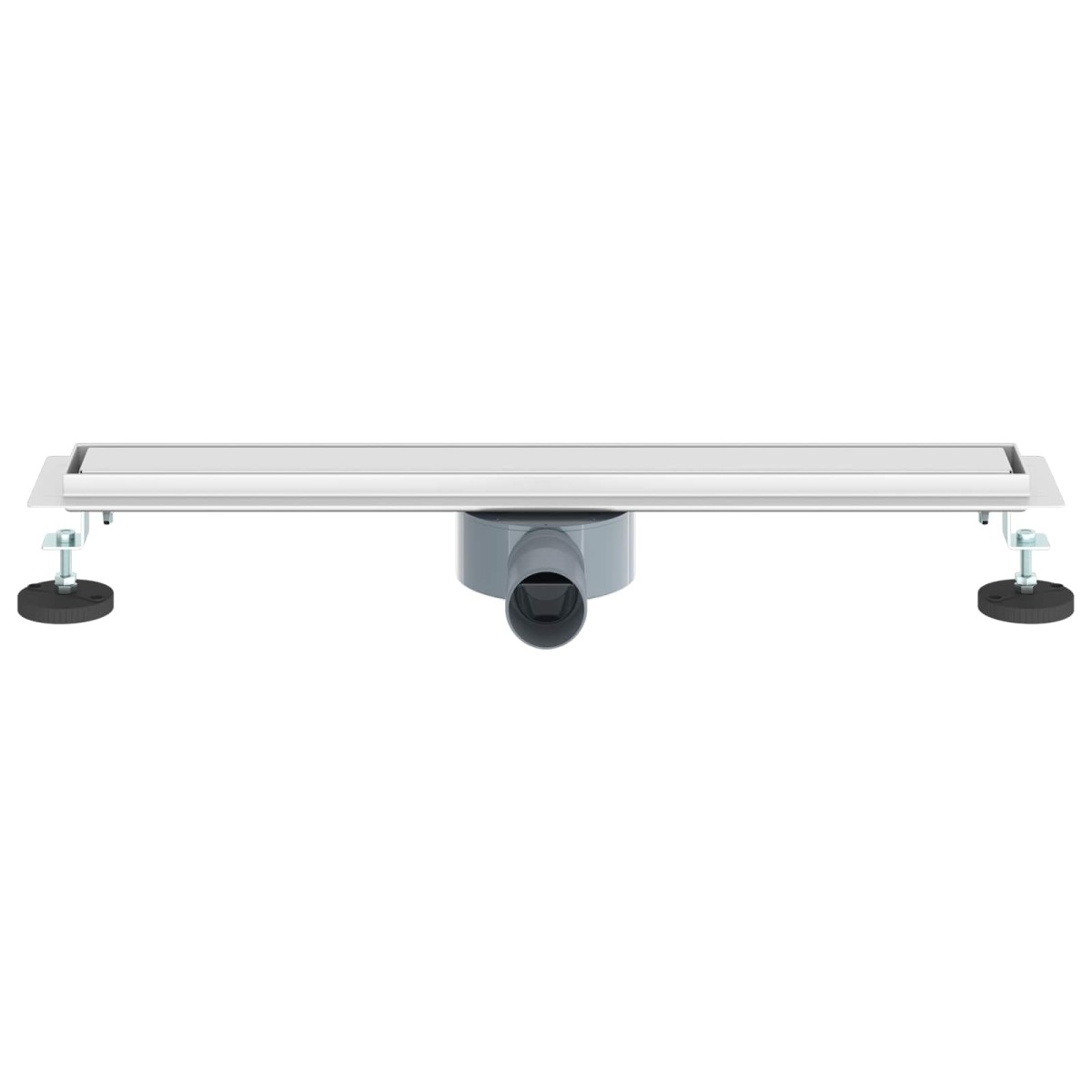 vidaXL Σιφόνι ντους 2-σε-1 με 360° σιφόνι Ασημί 60 cm
