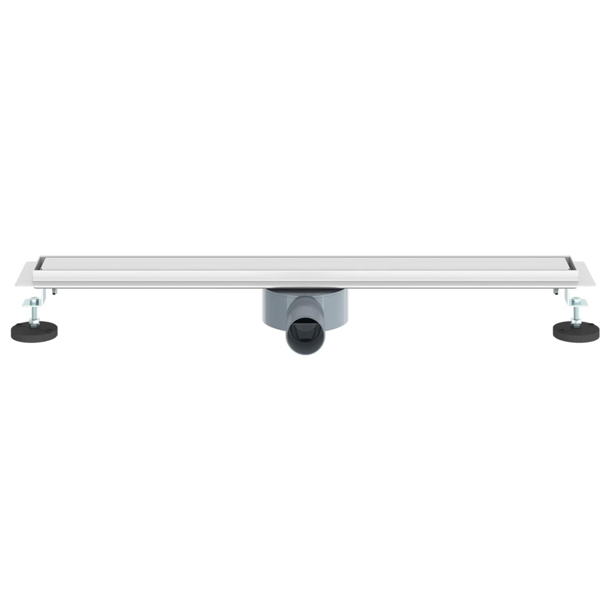 vidaXL Σιφόνι ντους 2-σε-1 με 360° σιφόνι Ασημί 70 cm